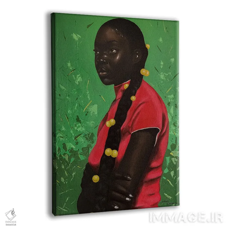 تابلو دکوراتیو غرق در افکار اثر اییتایو الاگبه - نمای پرسپکتیو محصول