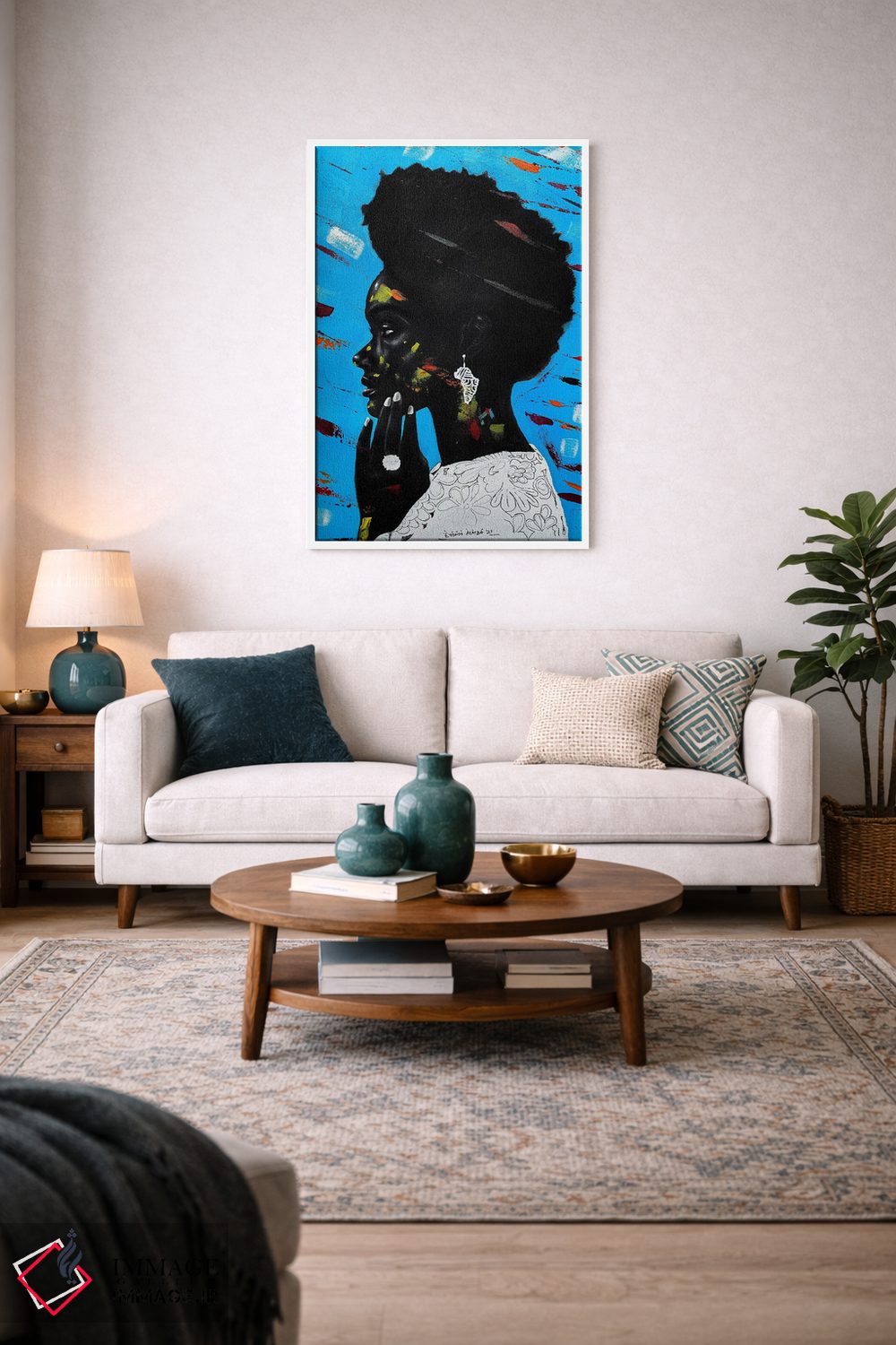 تابلو دکوراتیو احساسات انتزاعی اثر اییتایو الاگبه - D4W