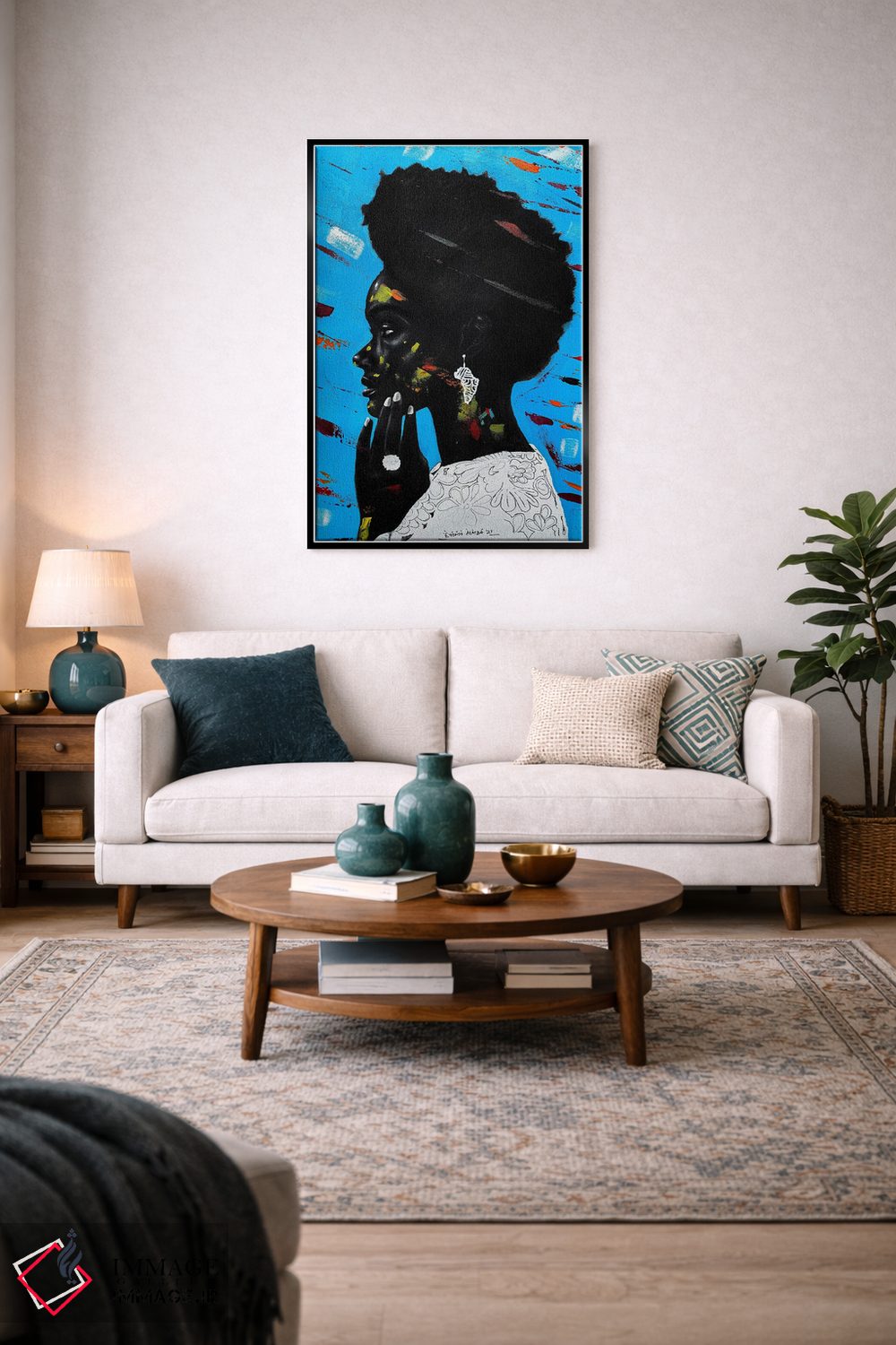 تابلو دکوراتیو احساسات انتزاعی اثر اییتایو الاگبه - D5B