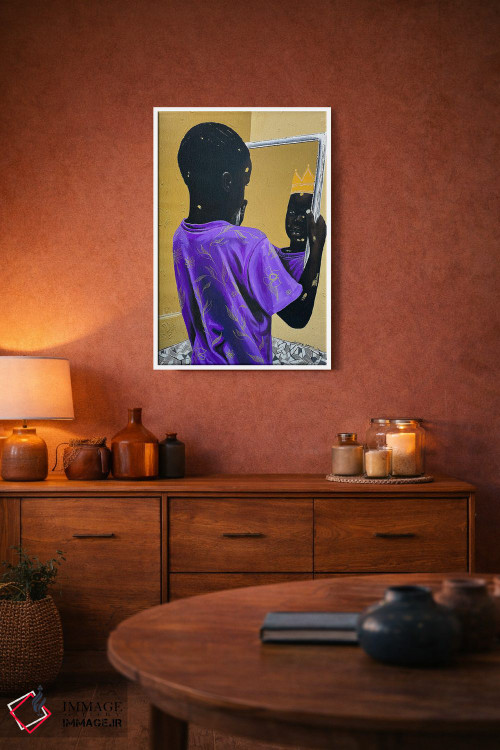 تابلو دکوراتیو پادشاه زاده شده اثر اییتایو الاگبه - D5W