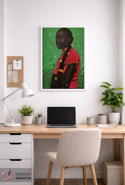 تابلو دکوراتیو غرق در افکار اثر اییتایو الاگبه - D3W