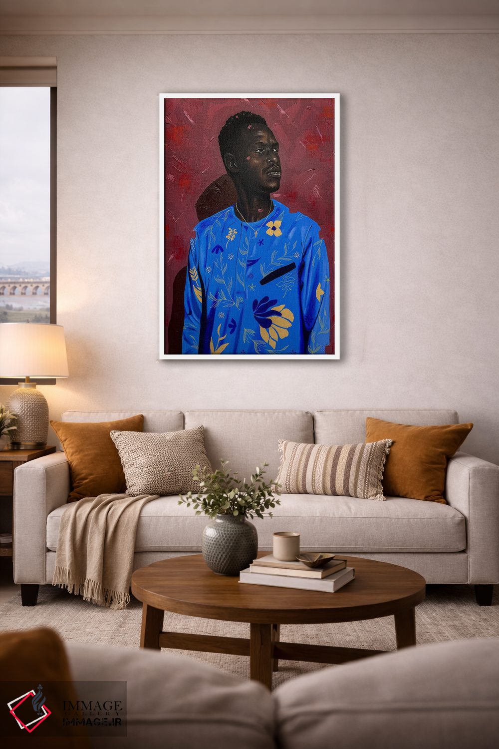 تابلو دکوراتیو بازنگری اثر اییتایو الاگبه - D3W