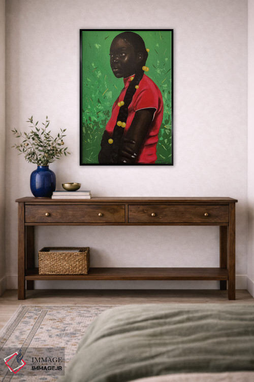 تابلو دکوراتیو غرق در افکار اثر اییتایو الاگبه - D4B