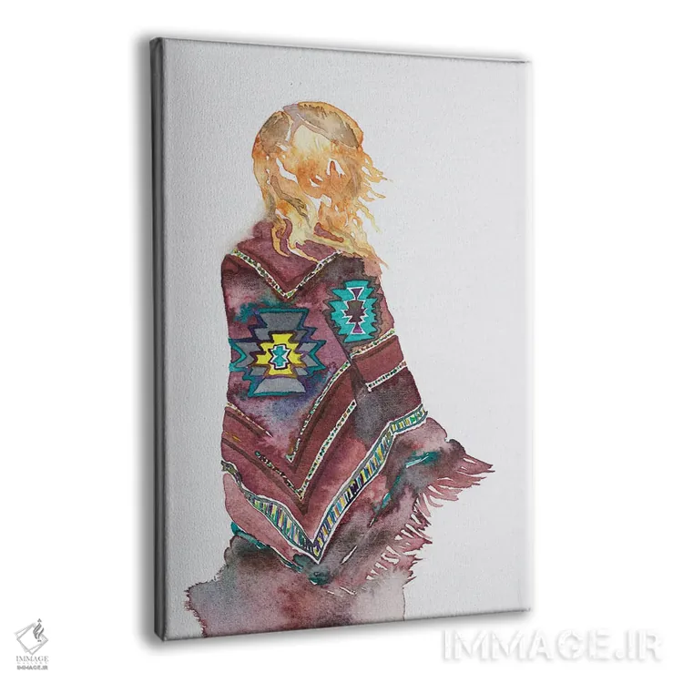 تابلو مینیمال زنده اثر الیزابت بکر - نمای پرسپکتیو محصول