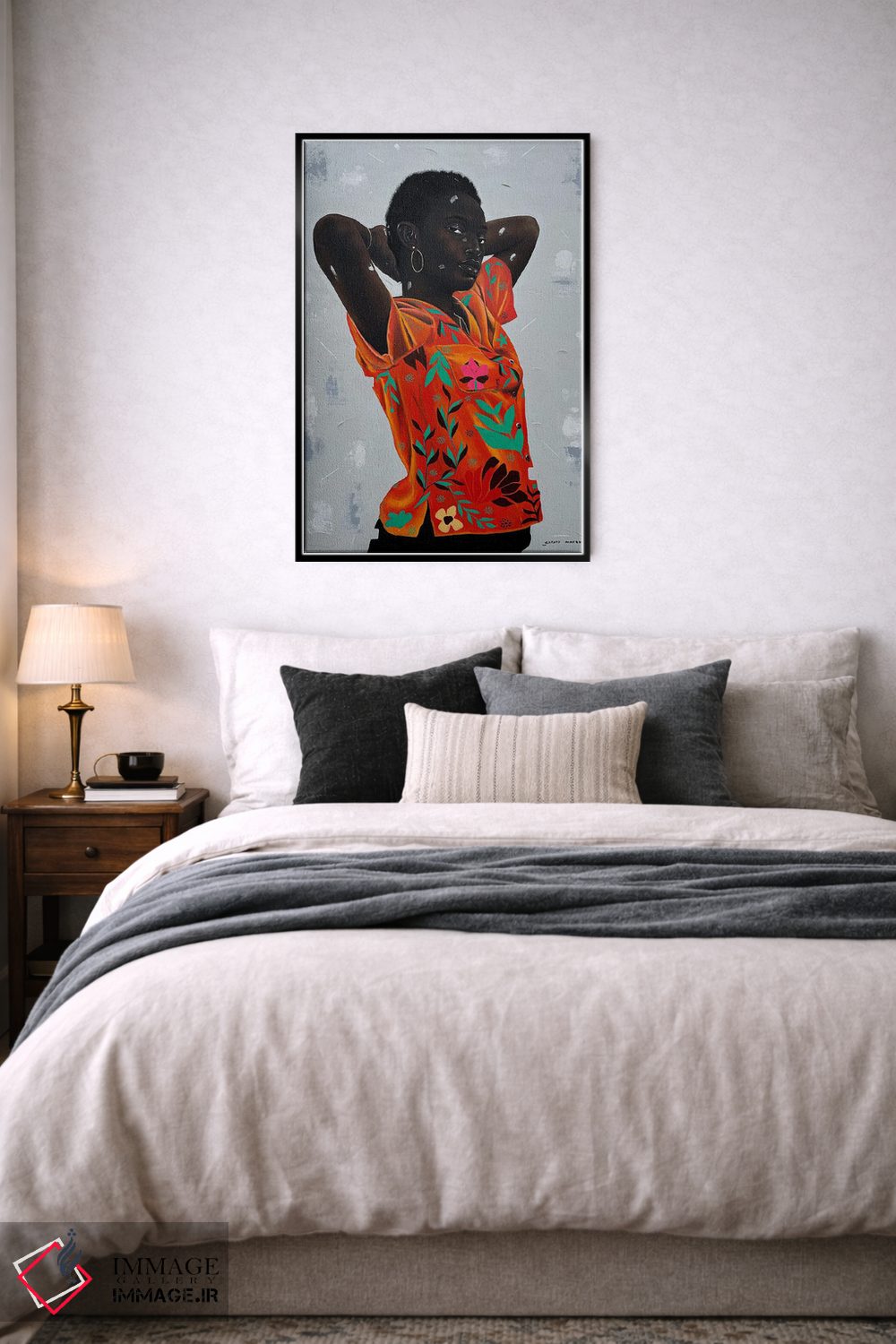 تابلو دکوراتیو آزاد چون پرنده اثر اییتایو الاگبه - D6B