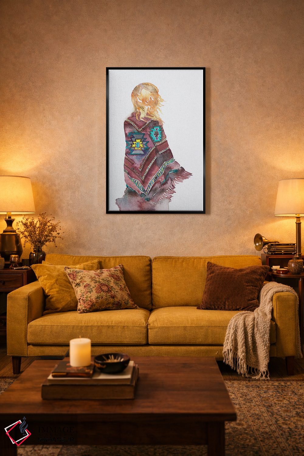 تابلو مینیمال زنده اثر الیزابت بکر - D4B