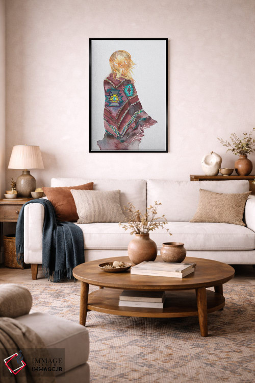 تابلو مینیمال زنده اثر الیزابت بکر - D5B