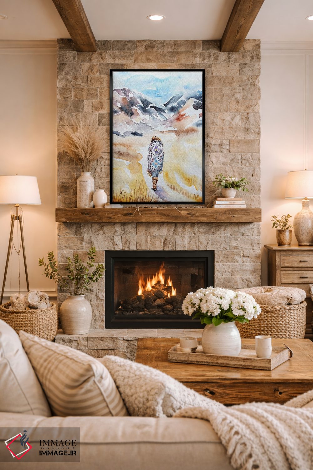 تابلو مدرن سرگردان اثر الیزابت بکر - D2B