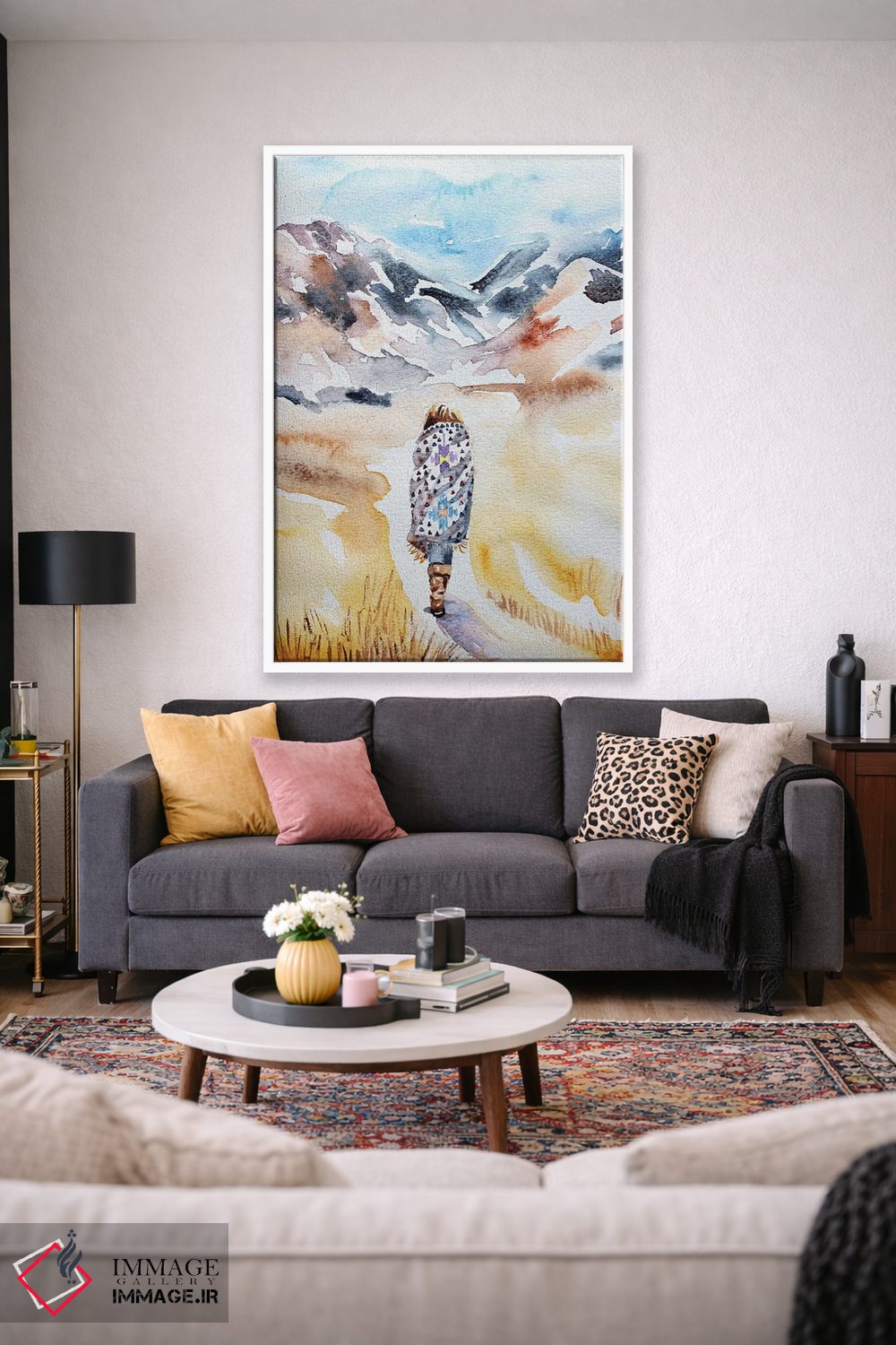 تابلو مدرن سرگردان اثر الیزابت بکر - D1W