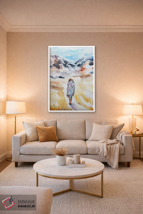 تابلو مدرن سرگردان اثر الیزابت بکر - D3W