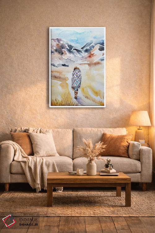 تابلو مدرن سرگردان اثر الیزابت بکر - D4W