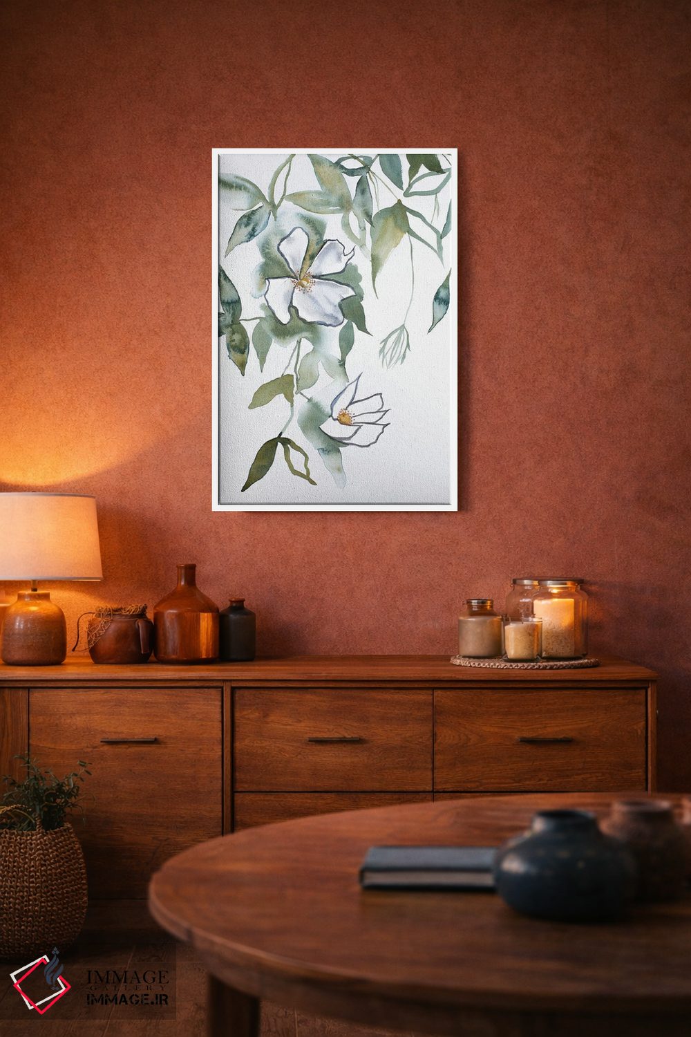 تابلو مینیمال شکوفه گیلاس شماره ۱۳ اثر الیزابت بکر - D4W