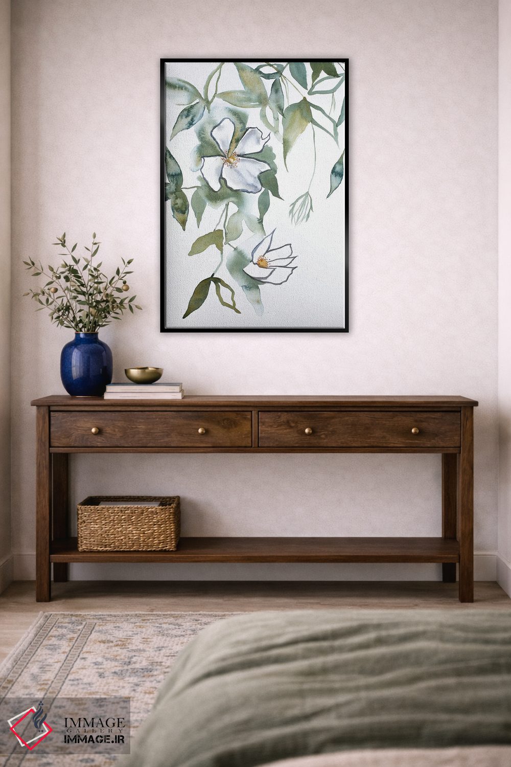 تابلو مینیمال شکوفه گیلاس شماره ۱۳ اثر الیزابت بکر - D6B