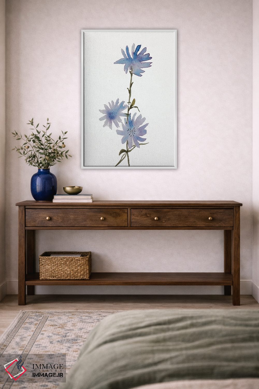 تابلو مینیمال کاسنی اثر الیزابت بکر - D2W