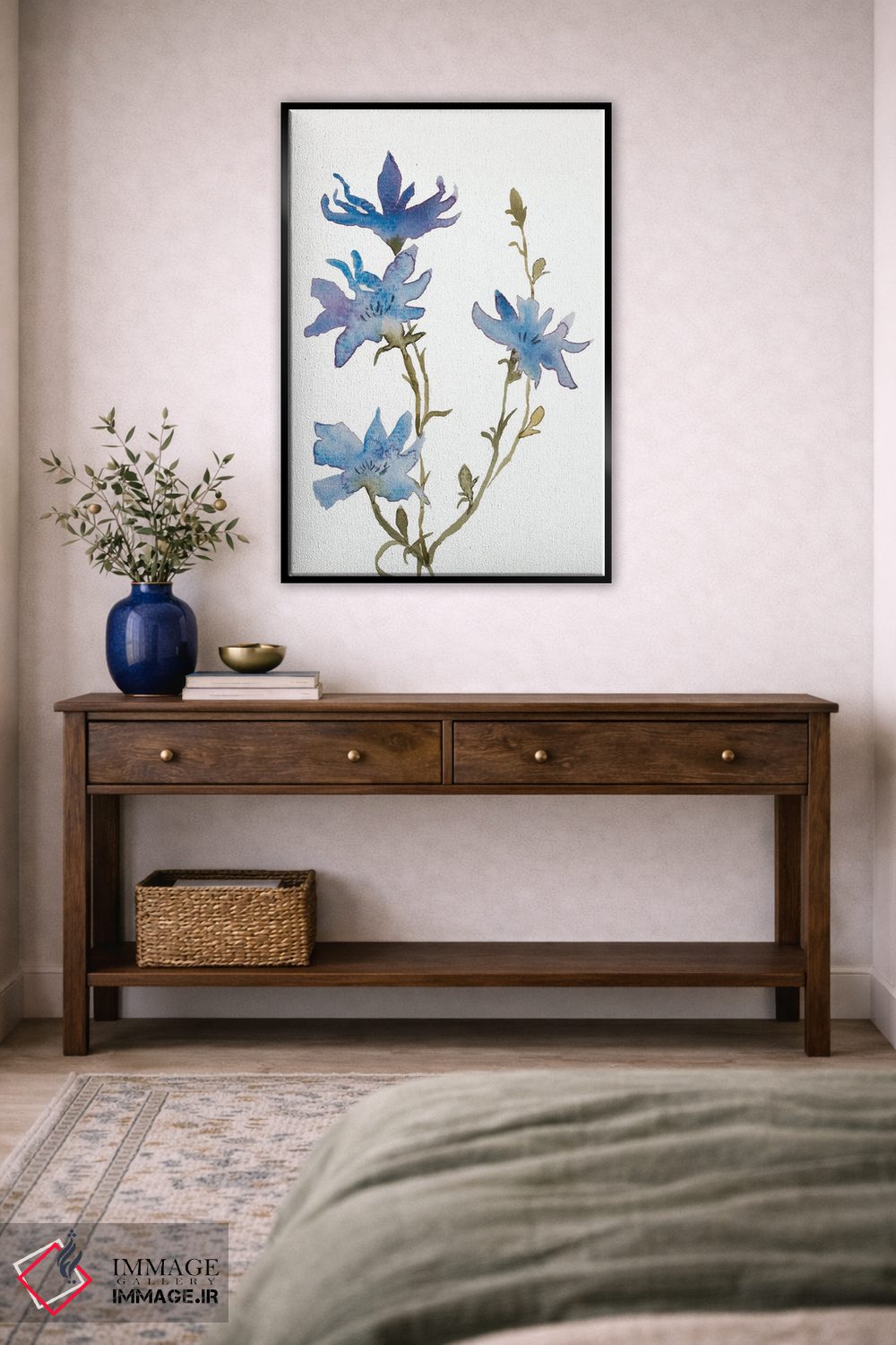 تابلو مینیمال کاسنی شماره ۲ اثر الیزابت بکر - D4B