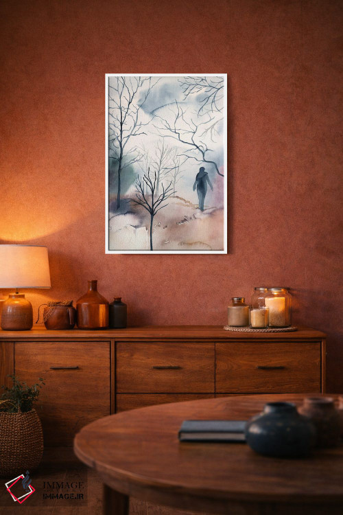 تابلو مینیمال دسامبر شماره ۲ اثر الیزابت بکر - D4W