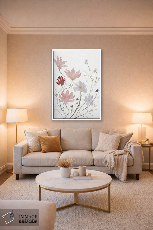 تابلو مینیمال کاسموس شماره ۳ اثر الیزابت بکر - D3W