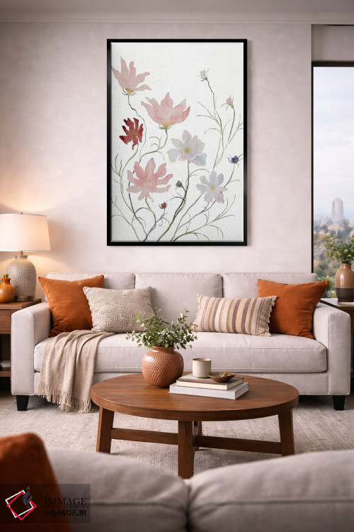 تابلو مینیمال کاسموس شماره ۳ اثر الیزابت بکر - D2B