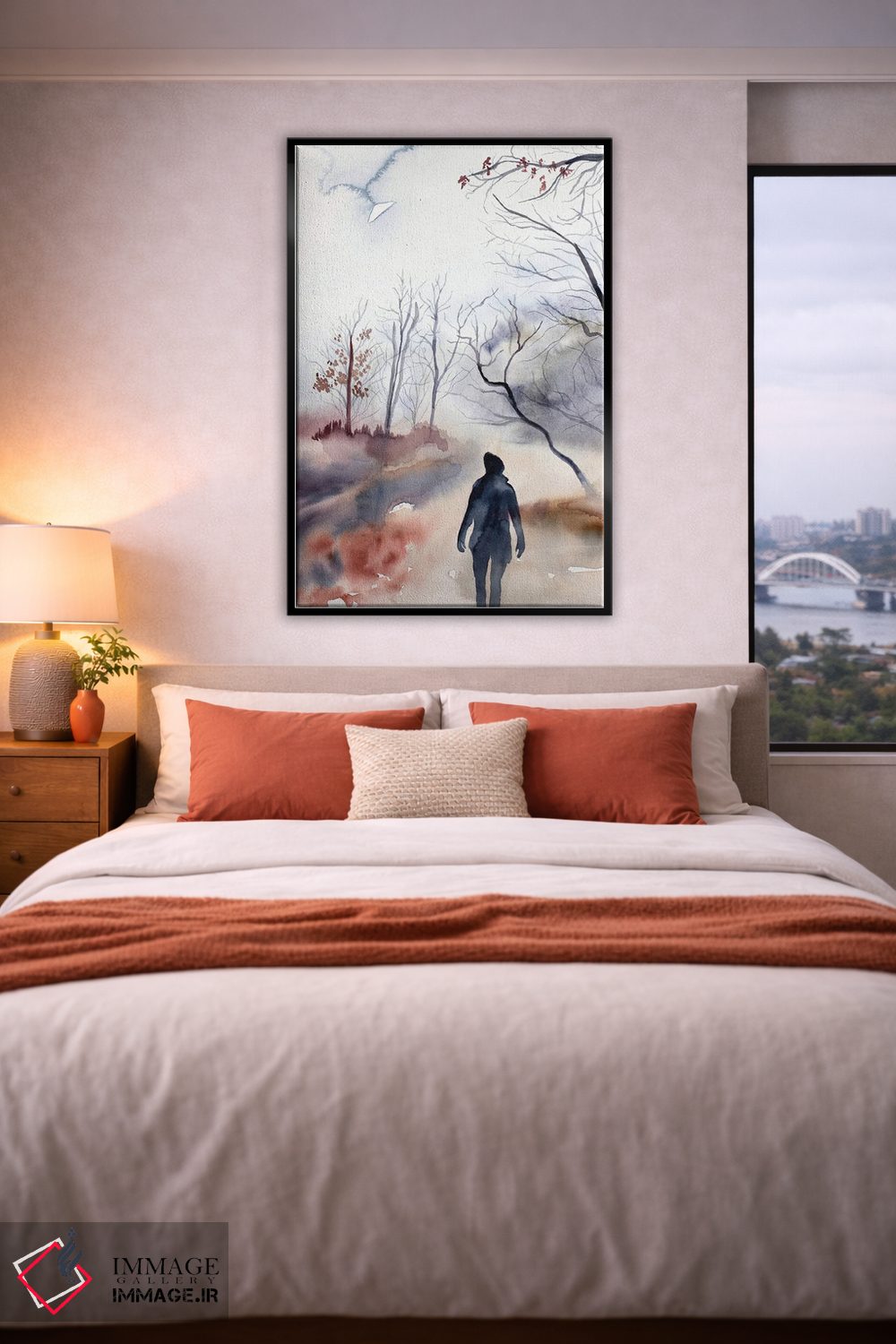 تابلو مینیمال دسامبر اثر الیزابت بکر - D2B