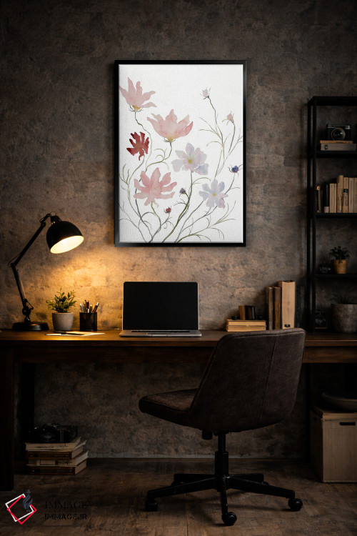 تابلو مینیمال کاسموس شماره ۳ اثر الیزابت بکر - D6B