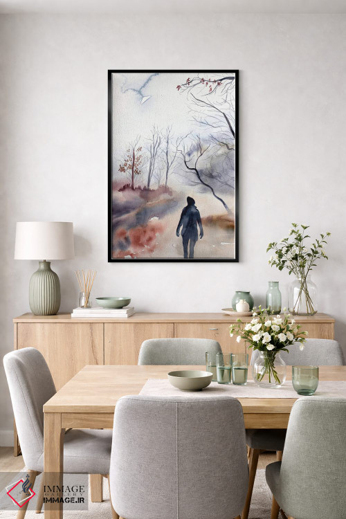 تابلو مینیمال دسامبر اثر الیزابت بکر - D6B