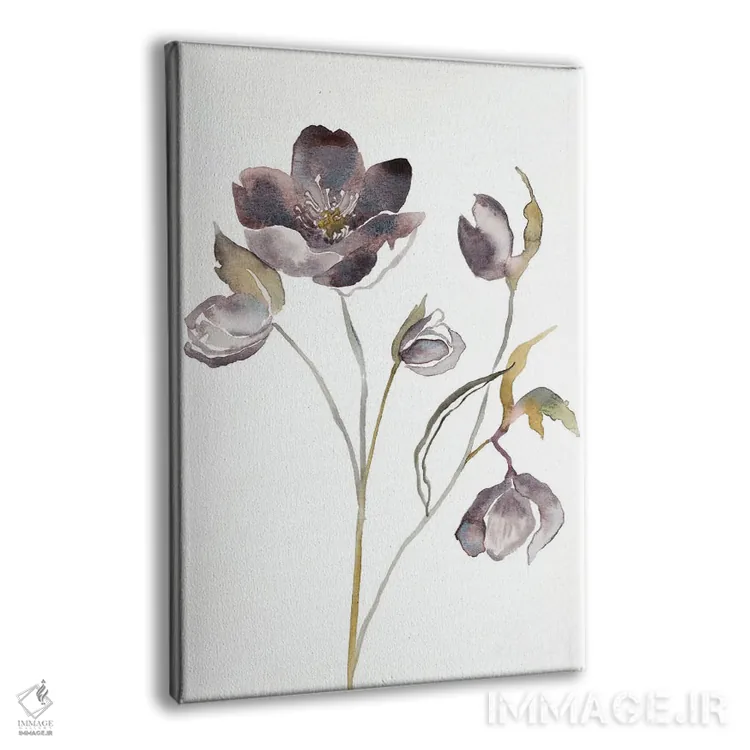 تابلو مینیمال دارواش شماره ۱۷ اثر الیزابت بکر - نمای پرسپکتیو محصول