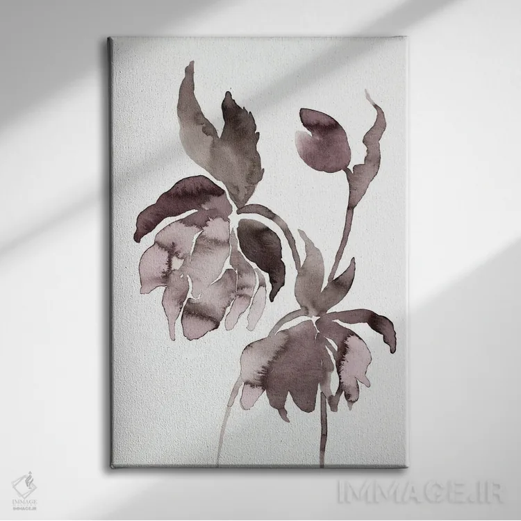 تابلو مینیمال دارواش شماره ۱۳ اثر الیزابت بکر - نمای روبهرو روی دیوار