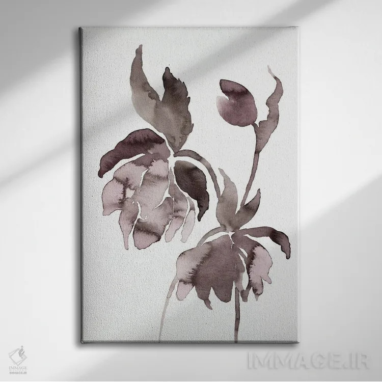 تابلو مینیمال دارواش شماره ۱۳ اثر الیزابت بکر - نمای روبهرو روی دیوار