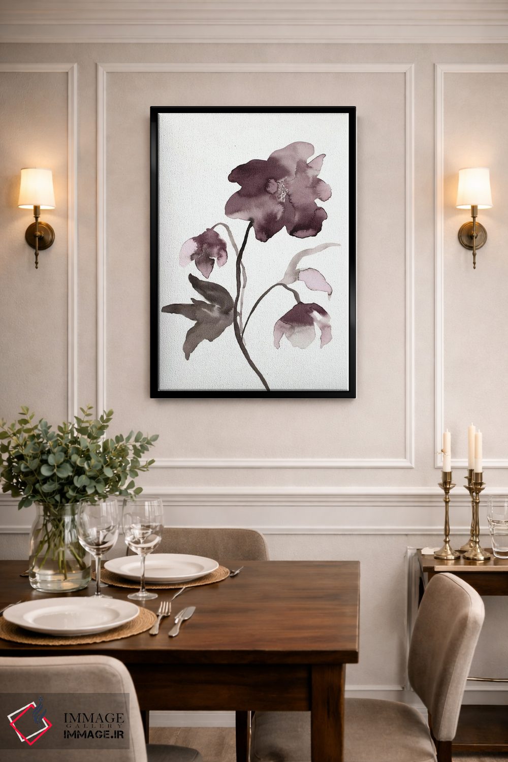 تابلو مینیمال دارواش شماره ۱۲ اثر الیزابت بکر - D2B