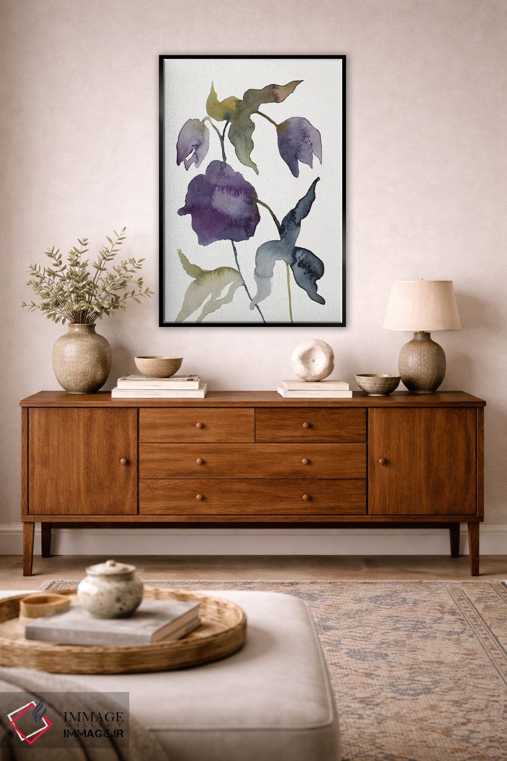 تابلو مینیمال دارواش شماره ۲۵ اثر الیزابت بکر - D4B