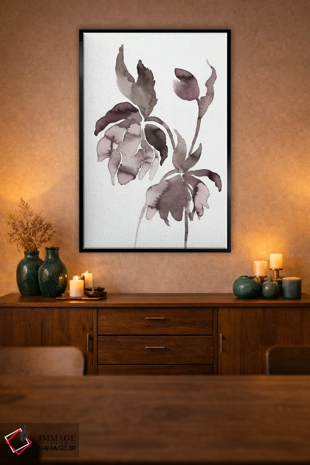 تابلو مینیمال دارواش شماره ۱۳ اثر الیزابت بکر - D2B