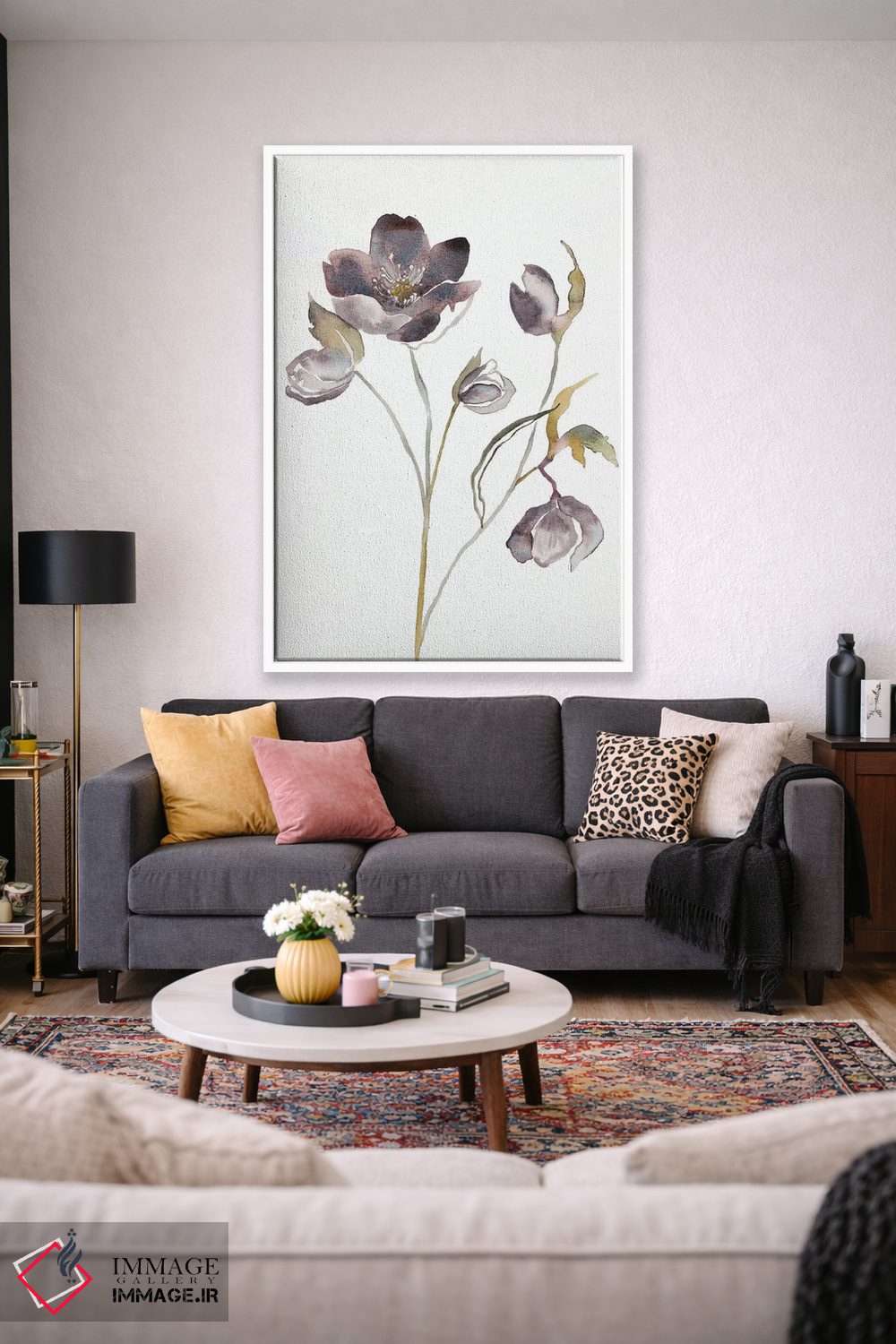 تابلو مینیمال دارواش شماره ۱۷ اثر الیزابت بکر - D1W