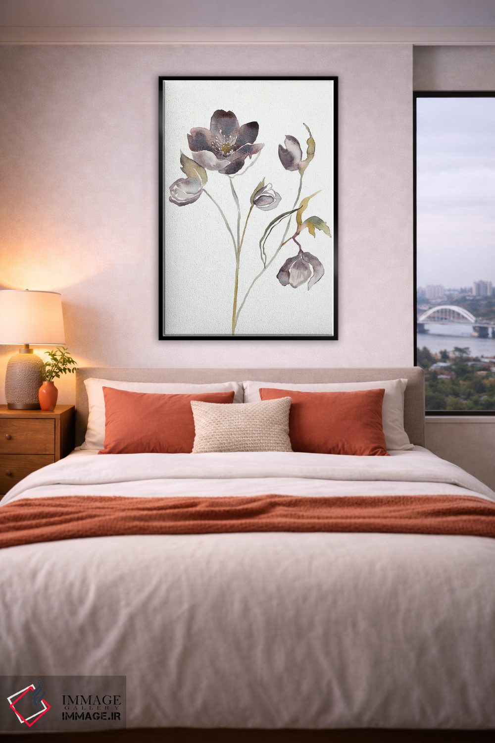 تابلو مینیمال دارواش شماره ۱۷ اثر الیزابت بکر - D3B