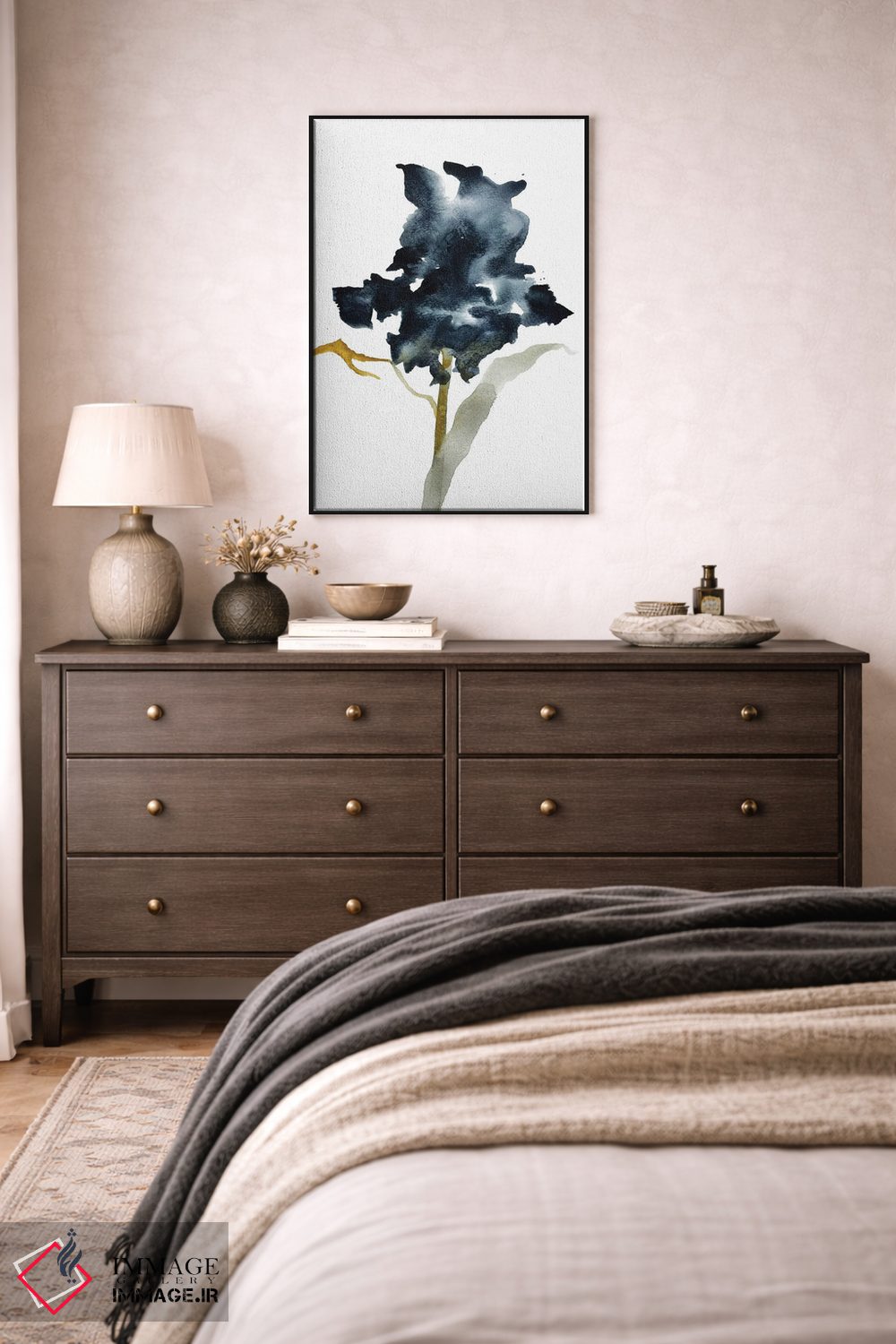 تابلو مینیمال زنبق شماره ۳ اثر الیزابت بکر - D3B