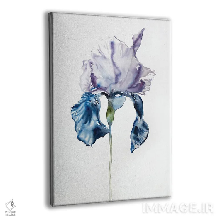 تابلو مینیمال زنبق شماره ۶۷ اثر الیزابت بکر - نمای پرسپکتیو محصول