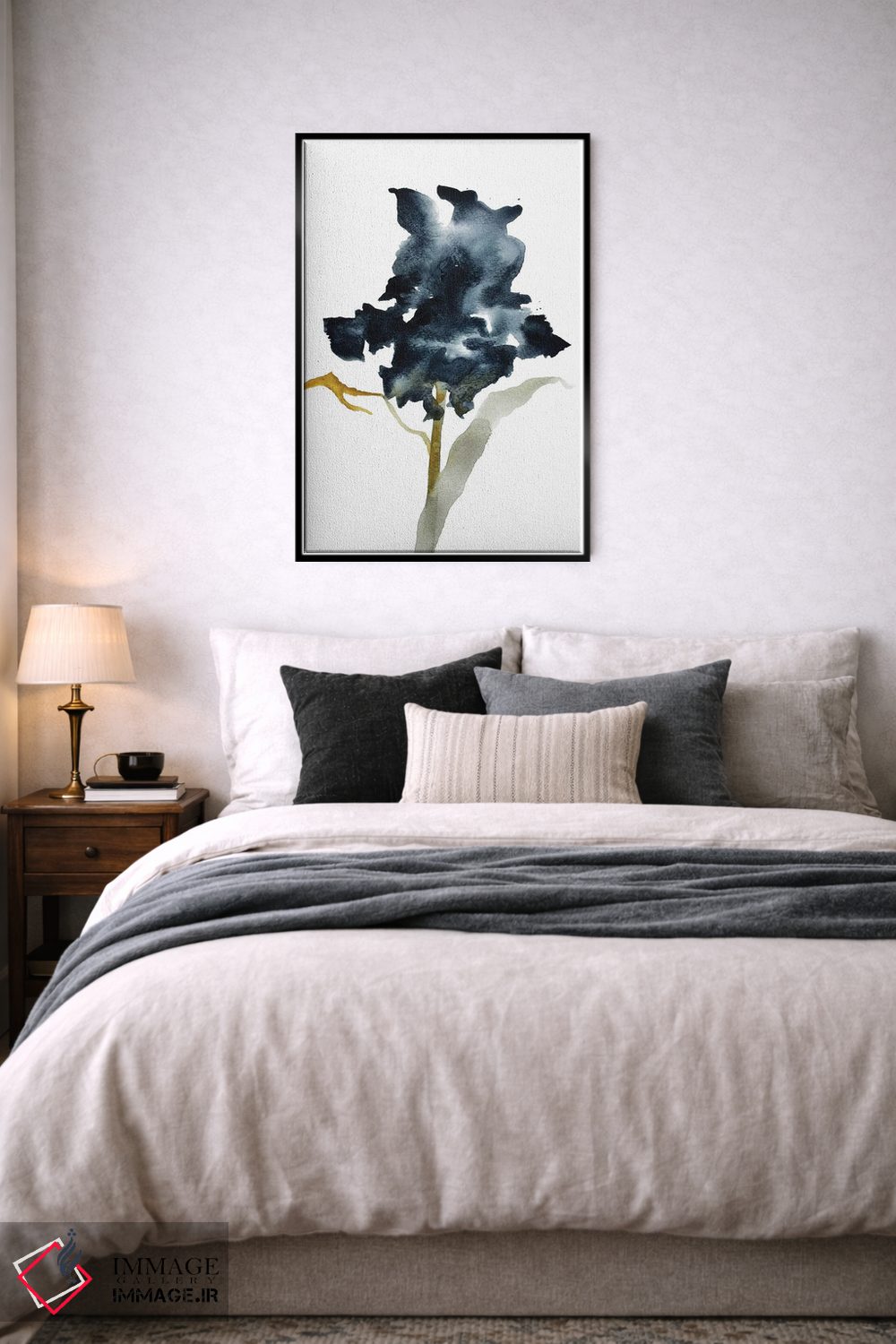 تابلو مینیمال زنبق شماره ۳ اثر الیزابت بکر - D6B