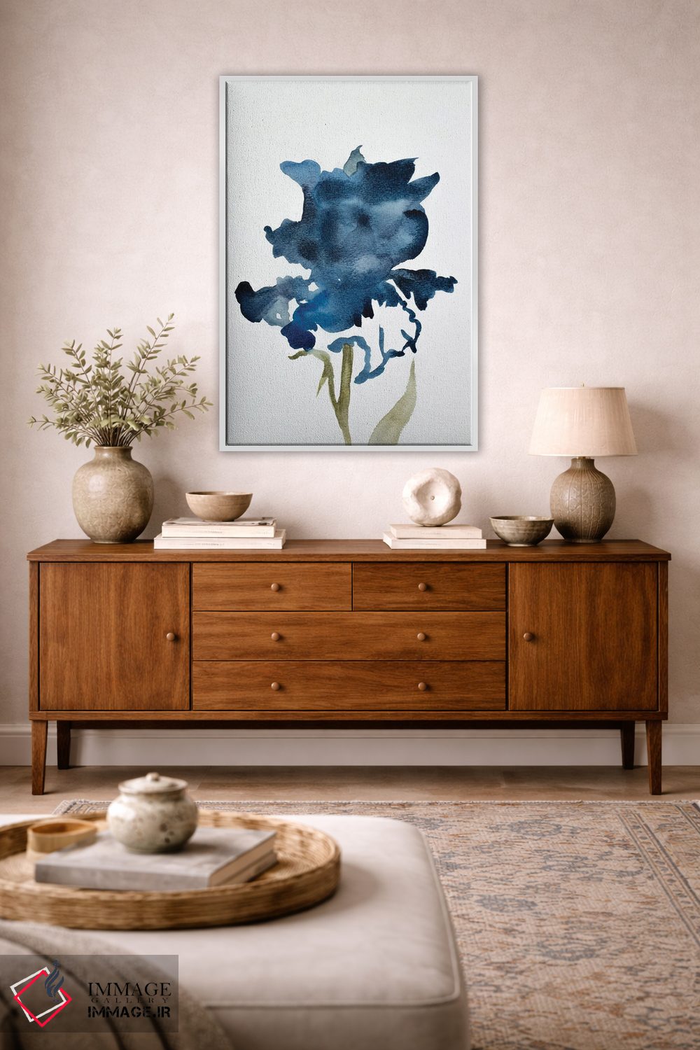 تابلو مینیمال زنبق شماره ۱۰ اثر الیزابت بکر - D2W