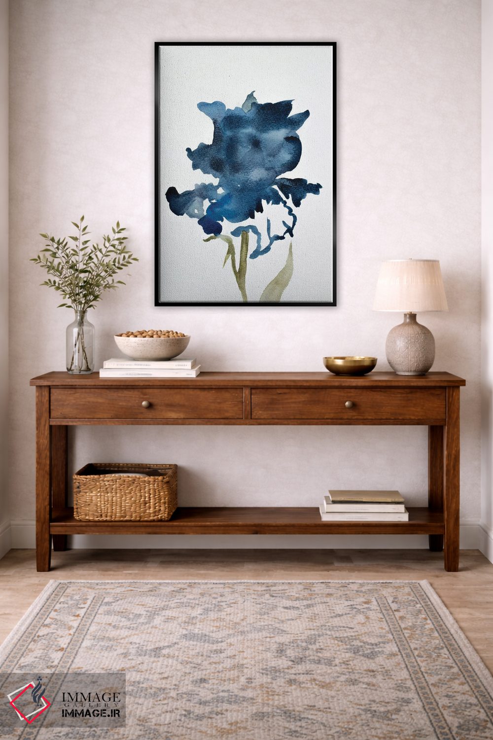 تابلو مینیمال زنبق شماره ۱۰ اثر الیزابت بکر - D4B