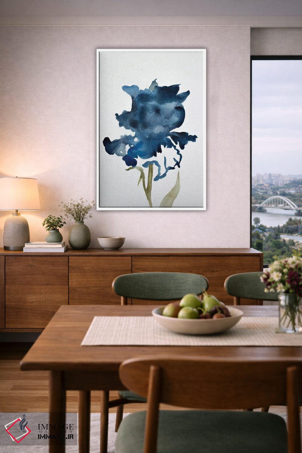 تابلو مینیمال زنبق شماره ۱۰ اثر الیزابت بکر - D5W