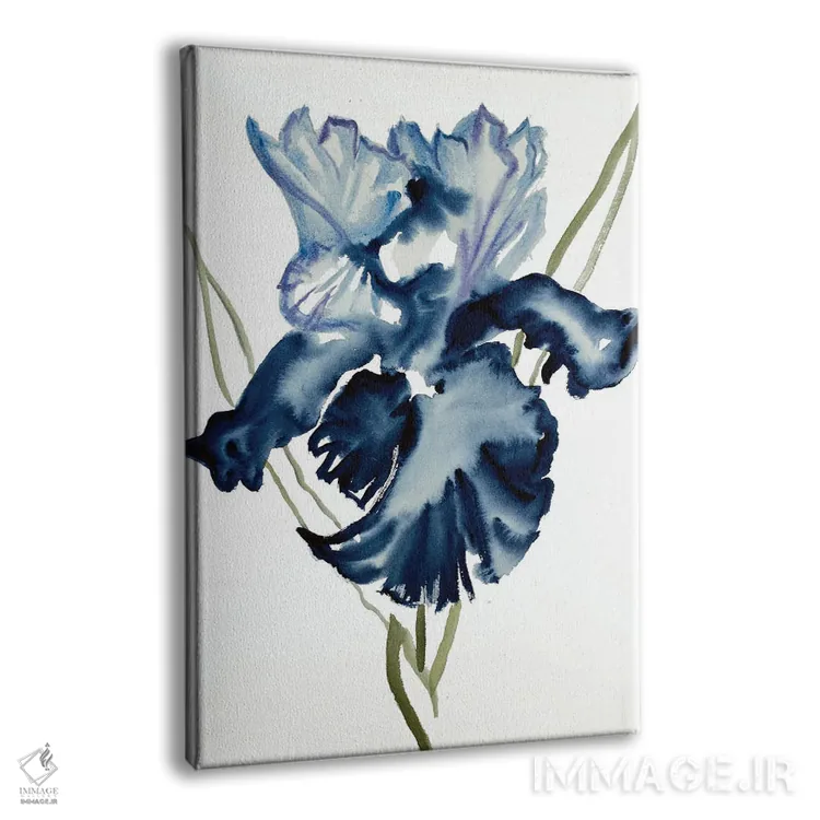 تابلو مینیمال زنبق شماره ۱۰۸ اثر الیزابت بکر - نمای پرسپکتیو محصول