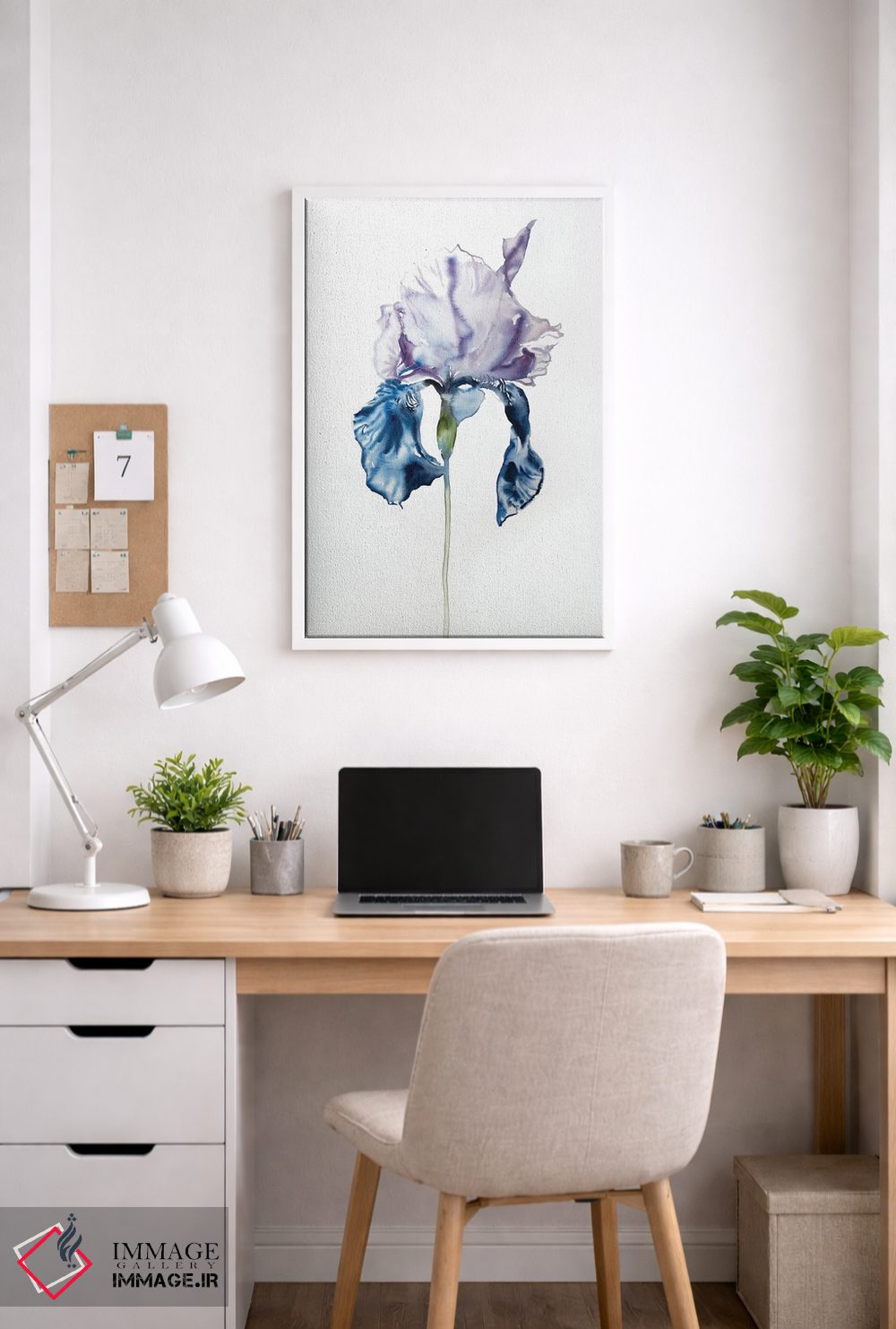 تابلو مینیمال زنبق شماره ۶۷ اثر الیزابت بکر - D3W