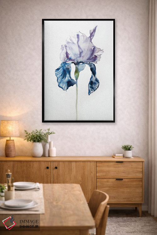 تابلو مینیمال زنبق شماره ۶۷ اثر الیزابت بکر - D4B