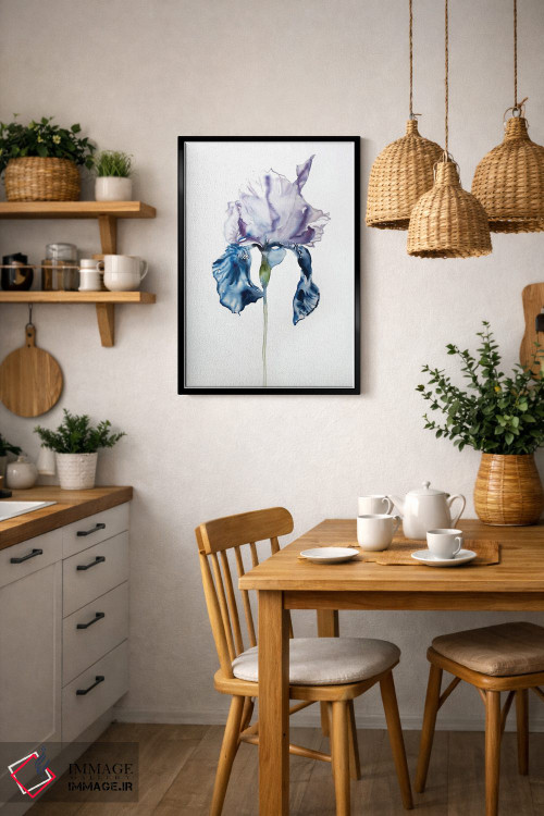 تابلو مینیمال زنبق شماره ۶۷ اثر الیزابت بکر - D5B