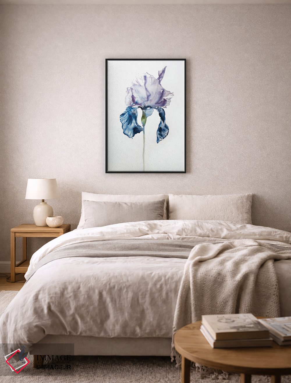 تابلو مینیمال زنبق شماره ۶۷ اثر الیزابت بکر - D6B