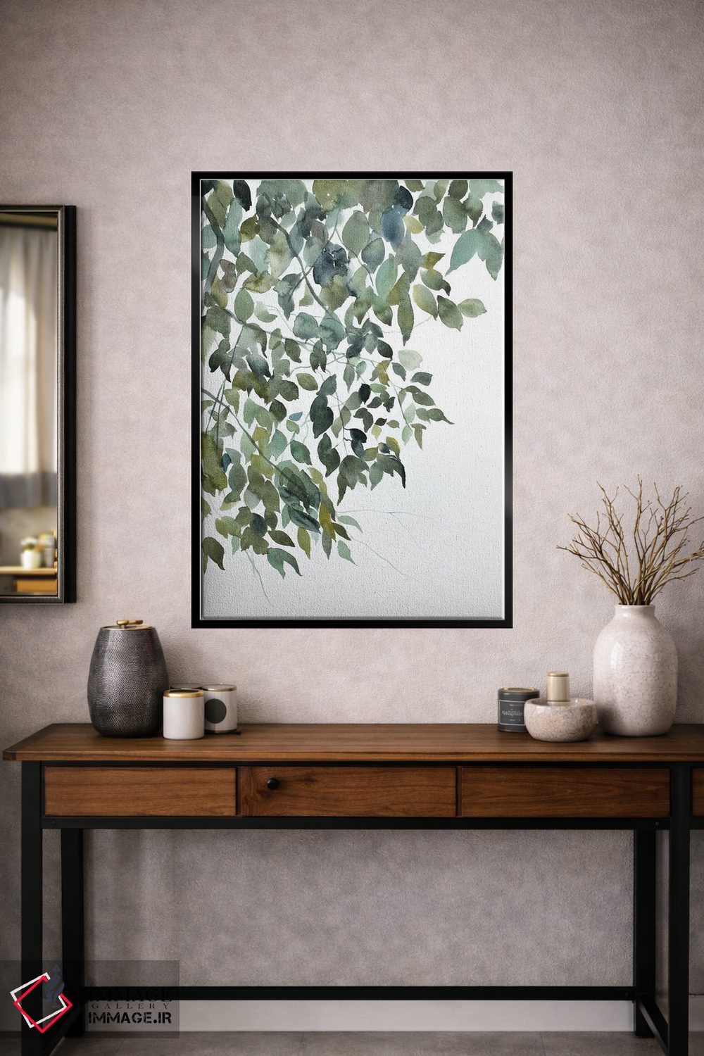 تابلو مینیمال مطالعه شاخه شماره ۵ اثر الیزابت بکر - D1B