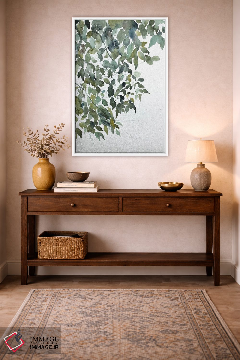 تابلو مینیمال مطالعه شاخه شماره ۵ اثر الیزابت بکر - D3W