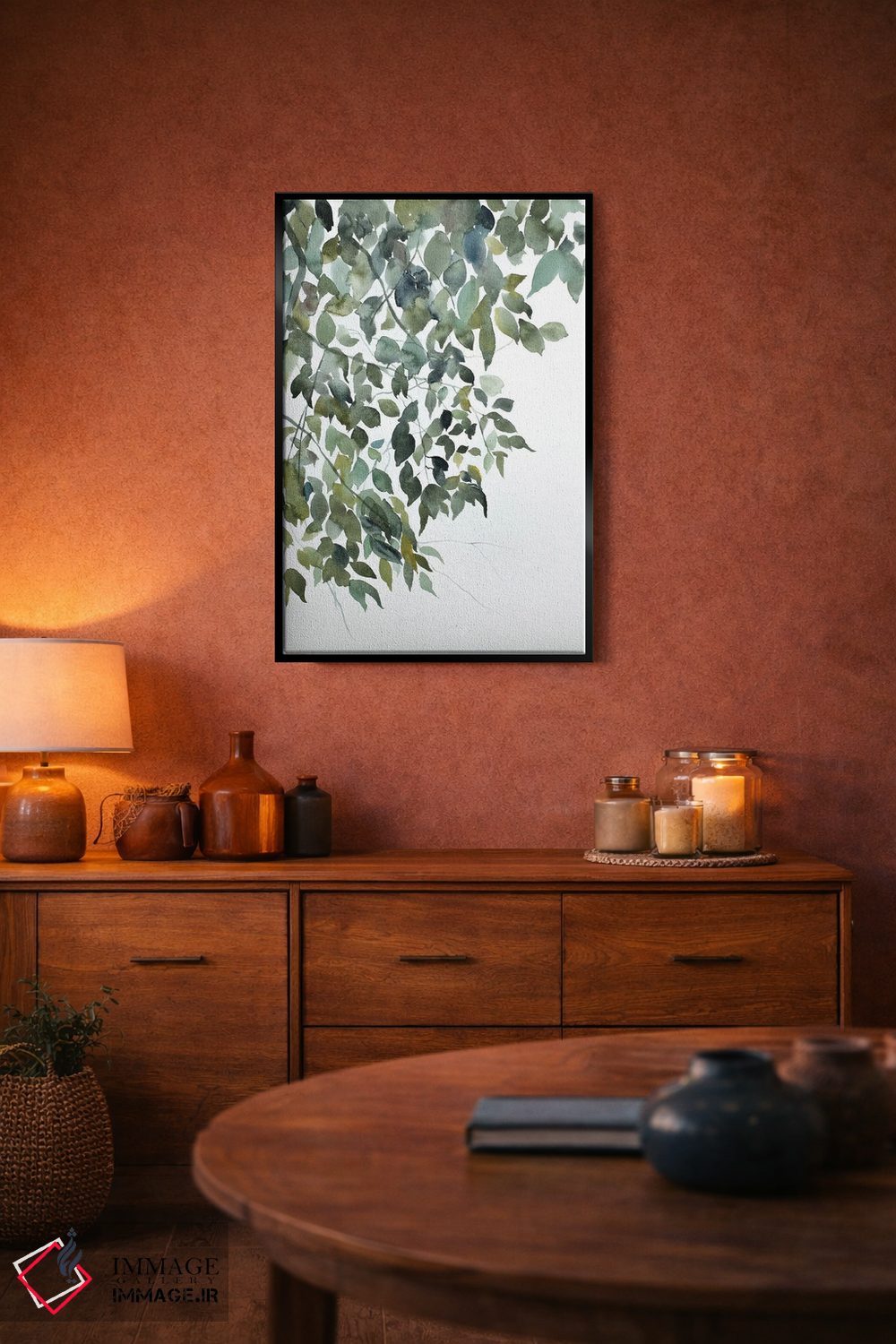 تابلو مینیمال مطالعه شاخه شماره ۵ اثر الیزابت بکر - D5B