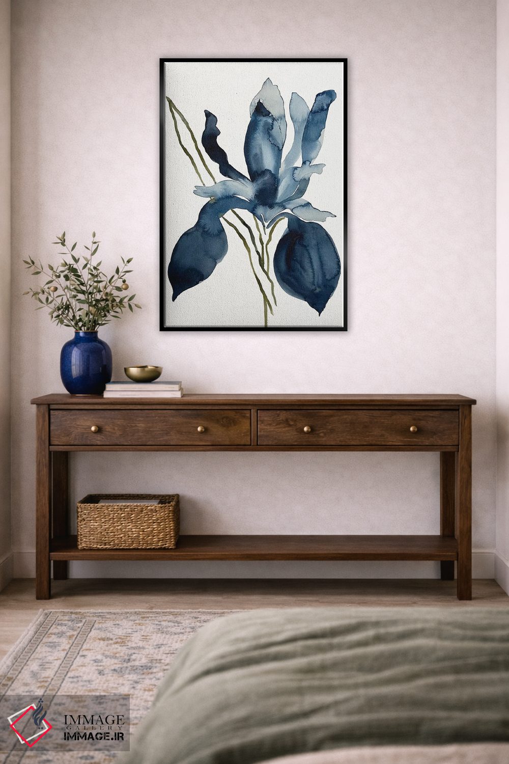 تابلو مینیمال زنبق شماره ۱۵۳ اثر الیزابت بکر - D4B