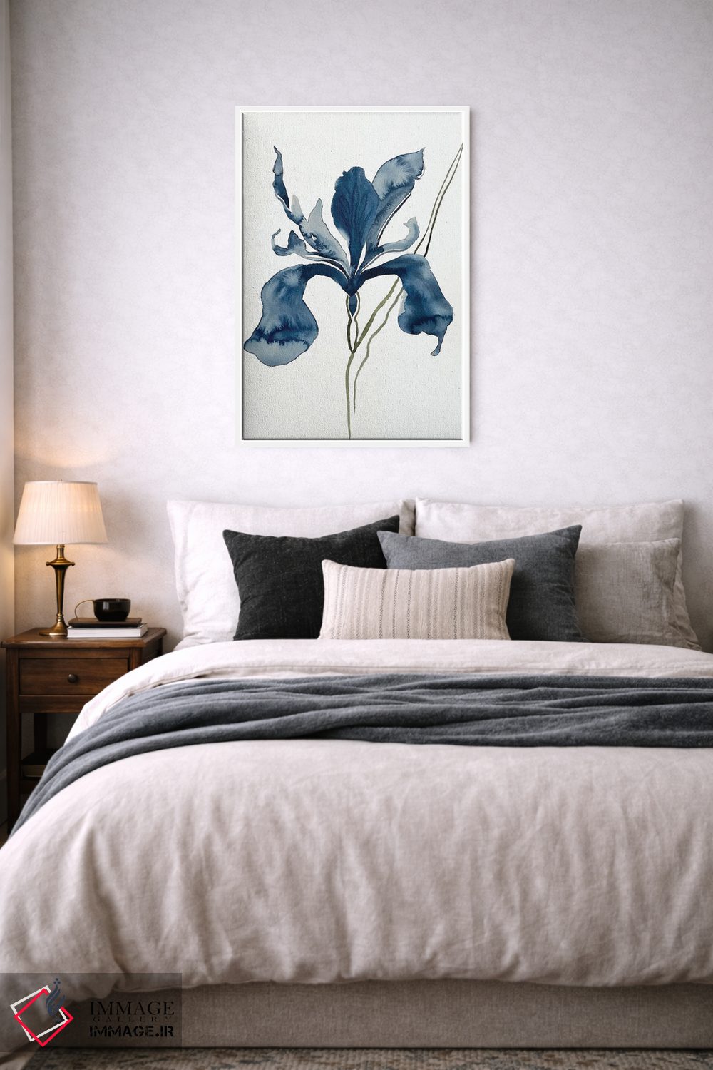 تابلو مینیمال زنبق شماره ۱۵۲ اثر الیزابت بکر - D5W