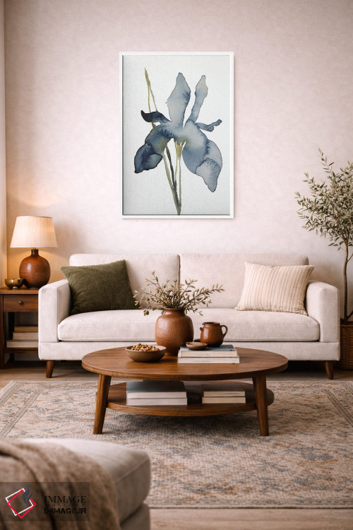 تابلو مینیمال زنبق شماره ۱۵۸ اثر الیزابت بکر - D2W